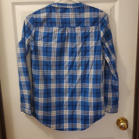 Thin Blue and White Flannel - Picture 4 of 4